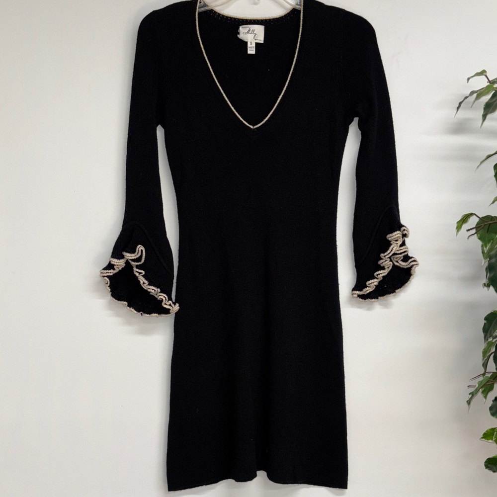 Milly Black Sweater Dress